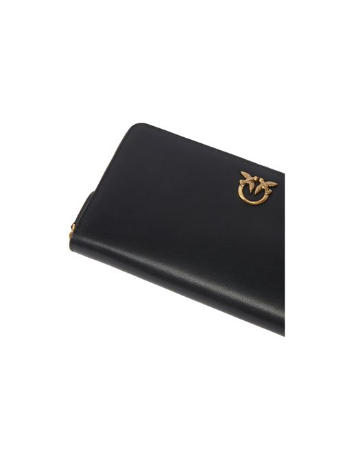 PORTAFOGLIO ZIP-AROUND IN PELLE PINKO | 100250 A0F1Z99Q